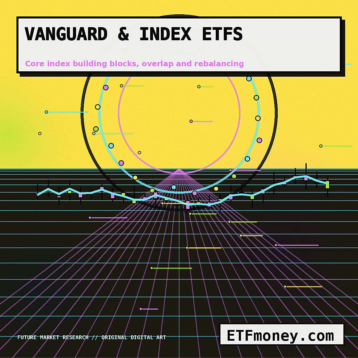 ETFmoney.com futuristic Vanguard and index ETF portfolio grid